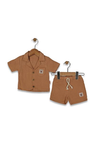 bebelink Breed Detail Shirt Shorts Suit for Men
