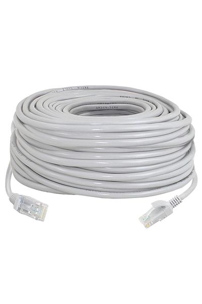BOEM Cablu de rețea LAN RJ 45, PVC, 30 m, Gri