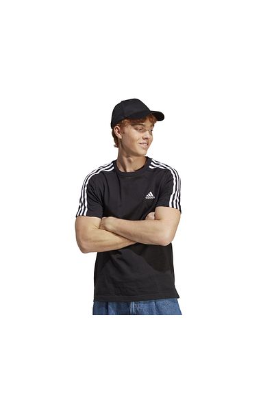 adidas Men's Casual Black T-Shirt - M 3S Sj T, IC9334