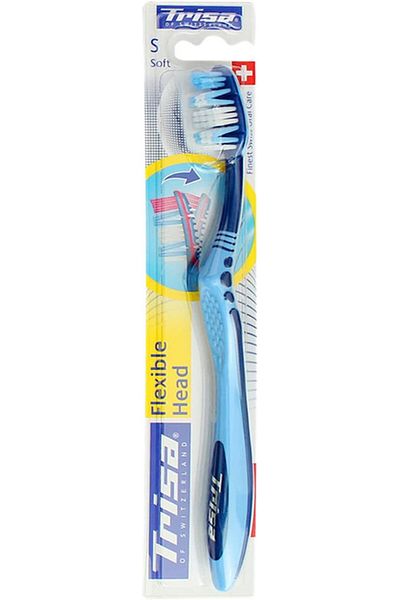 Trisa Flexible Head Soft Toothbrush With Travel Cap