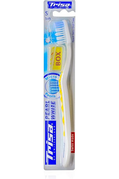 Trisa Trisa Pearl White Soft Toothbrush, Assorted