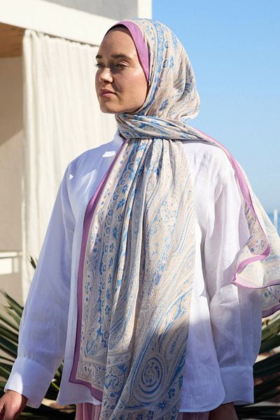 Qef Deluxe Summer Shawl Noa Powder