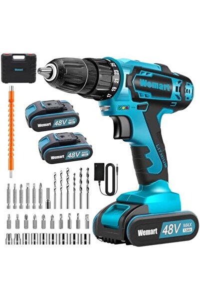 Wemart 48V Cordless Electric Drill Set