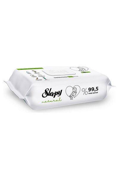 Sleepy Wet Towel Wipes 90 Sheets Natural Newborn 4 Pcs 360 Sheets