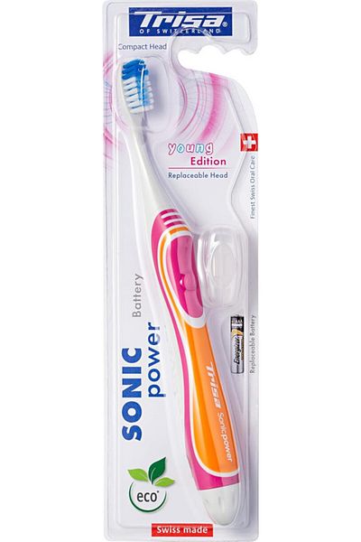 Trisa Trisa Sonic Power Battery Young Edition Toothbrush With Compact Head