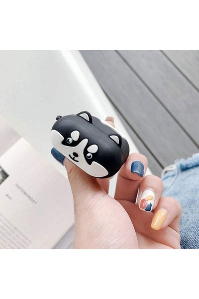 YourLovely Airpods Pro Protective Case, Silicone, Black/white