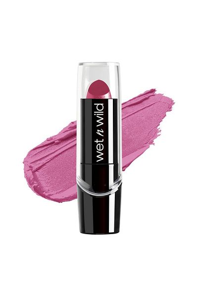 WET N WİLD wet n wild Silk Finish Lipstick | Hydrating Lip Color | Rich Buildable Color | Light Berry Frost