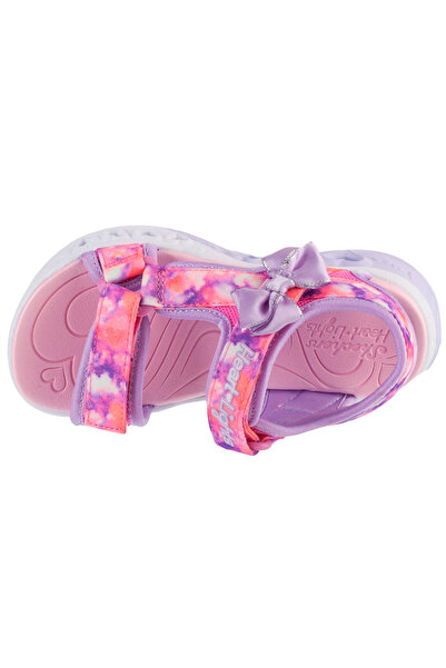 SKECHERS S-Lights: Flutter Hearts Sandal - Blurry Love, Girls' Outdoor sandals