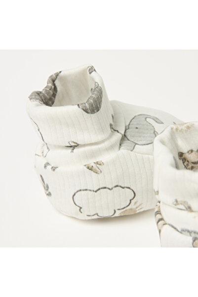 Juniors All-Over Safari Print Booties