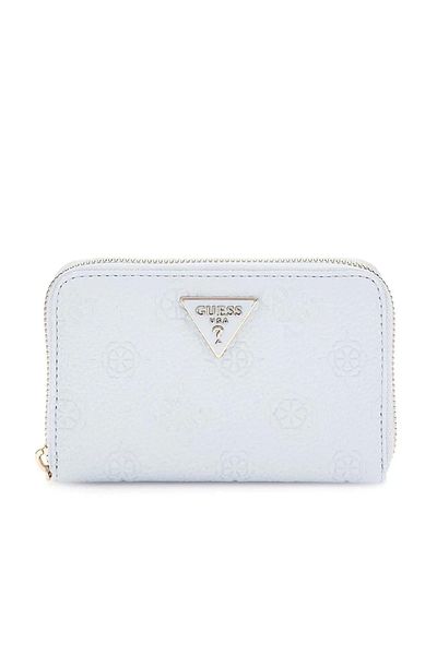 Guess Portofel albastru pentru femei Cresidia Slg Medium Zip Around Swpg9349140-pwb