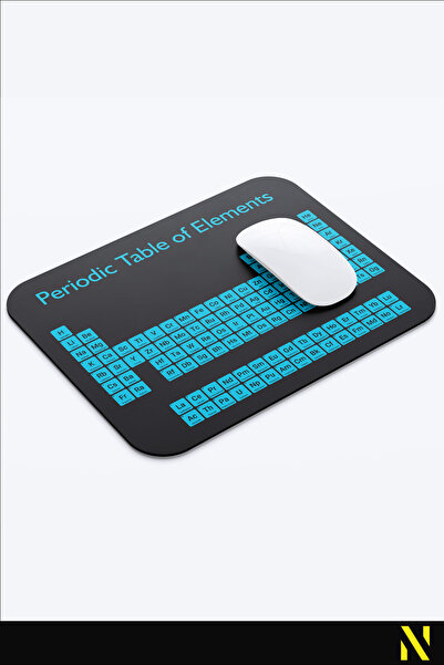 nilizma Mousepad ergonomic cu model din tabelul periodic, bază anti-alunecare, pentru uz casnic și la birou.