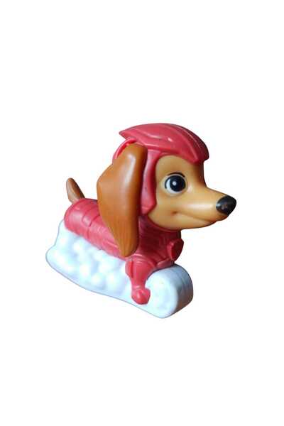Hureggo vintage tekerlekli köpek figür oyuncak & 8 cm