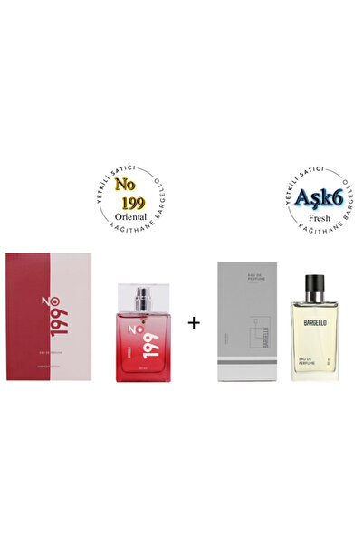 Bargello No: 199 + Ask6 Unisex / Erkek Parfüm 50 ml Edp Oriental / Fresh - Mn...