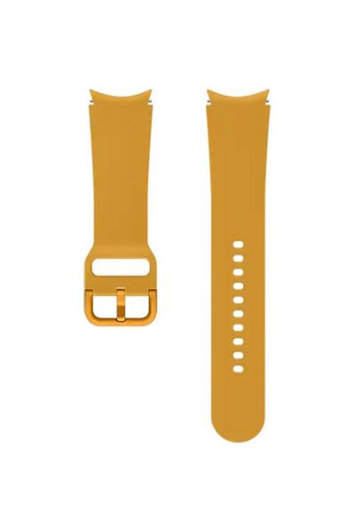 Samsung Samsung Sport Band smartwatch strap for Galaxy Watch4 20mm M/L, Mustard