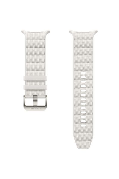 Samsung Samsung PeakForm Band smartwatch strap for Galaxy Watch Ultra, White Sand