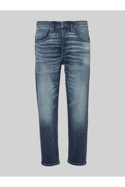 s.Oliver Mauro Men's Jeans With Faded Look, Tapered Fit, , Dark Blue