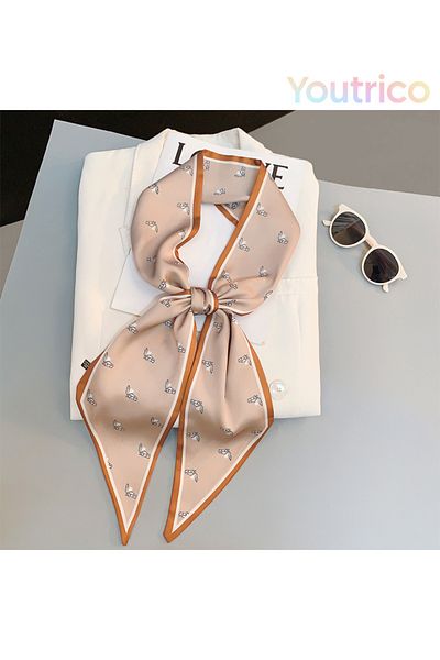 Youtrico Patterned scarf,Double Sided,Imitation silk,Classic horse,Stylish matching