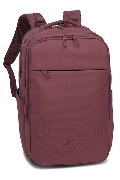 BESTWAY Rucsac F40326, 40x25x20 cm, Wizz Air/Ryanair, Cabin Pro Ultimate Mic, Burgundia