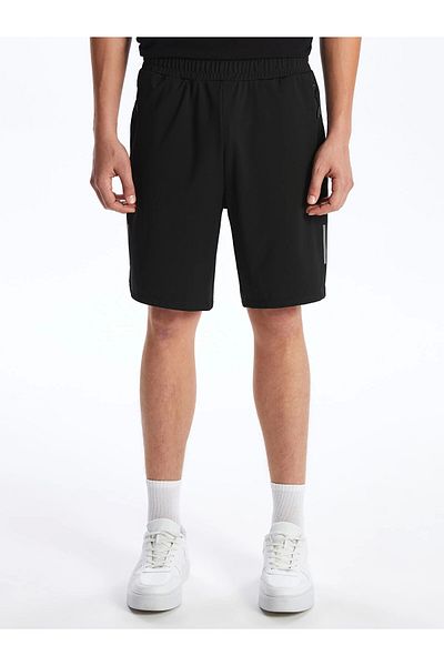 LC Waikiki Ανδρικό αθλητικό σορτς XSIDE ACTIVE Black Slim Fit
