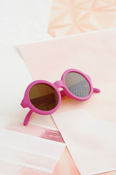Banamio Sojo Unisex Baby Kids Uv400 Protection Scandinavian Sunglasses with Storage Case 1-4 Years (Fuchsia)