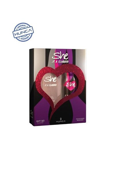 She Clubber Perfume Set (50 ml Edt 150 ml Deodorant)