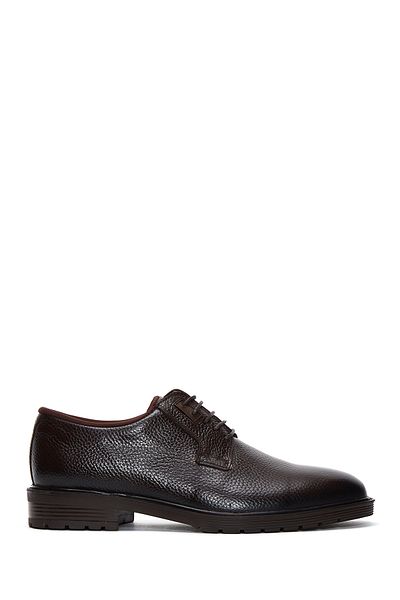 Derimod Men's Brown Laced Leather Classic Shoes 24Wfd6007Ft