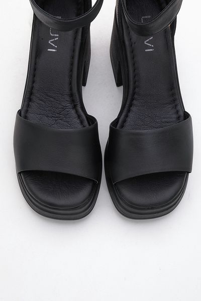 LuviShoes Sandale cu toc cu platformă pentru femei MARGOT din piele naturală