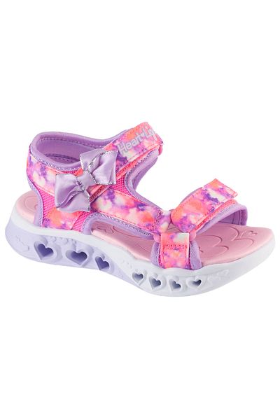 SKECHERS S-Lights: Flutter Hearts Sandal - Blurry Love, Girls' Outdoor sandals