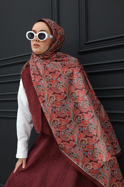 Silk Home Şal Naria cu model Leyla