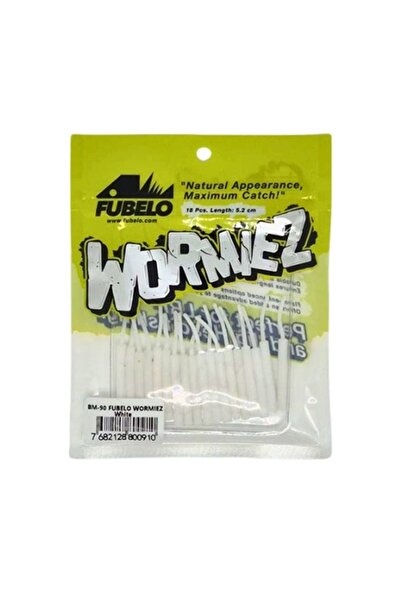 fubelo Wormiez 5.2 cm LRF Silikon Yem WHİTE