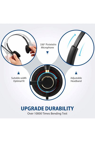 Arama Pc Audio Headset , With Microphone, 3.5 Mm Jack, Black