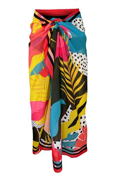 Bolder Shelly Chiffon Flamingo Pareo (150*100 cm)
