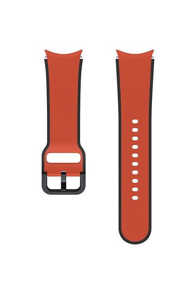 Samsung Samsung Two-tone Sport Band smartwatch strap for Galaxy Watch5, 20mm, (S/M), Red
