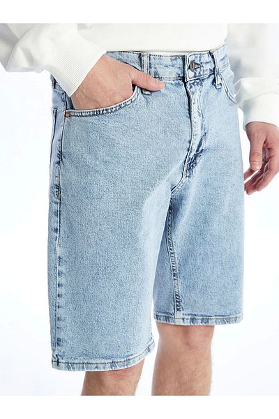 LC Waikiki Ανδρικό τζιν σορτς XSIDE Indigo Standard Fit