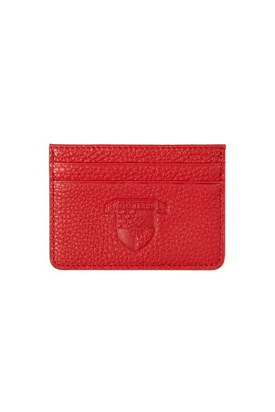 GOZGOZ Göztepe Red Original Leather Premium Card Holder