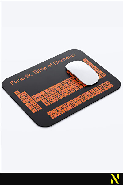 nilizma Mousepad ergonomic cu model din tabelul periodic, bază anti-alunecare, pentru uz casnic și la birou.