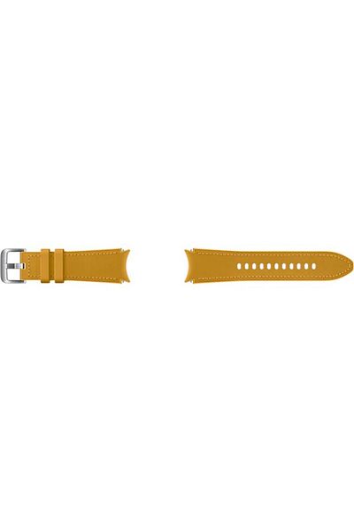 Samsung Samsung Hybrid Leather Band for Galaxy Watch4 20mm S/M, Mustard