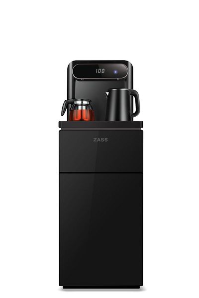 Zass Multifunctional floor water dispenser ZASS ZWD 19 CS Black,Tea Bar Hot/cold water Compressor cooling