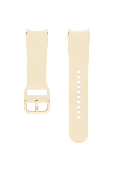Samsung Samsung Sport Band rubber strap for Galaxy Watch 4 / Galaxy Watch 4 Classic, 20mm, S/M, Cream