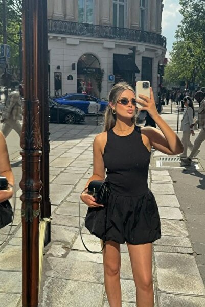 GIA - ART Міні-спідниця з балонним дизайном чорна