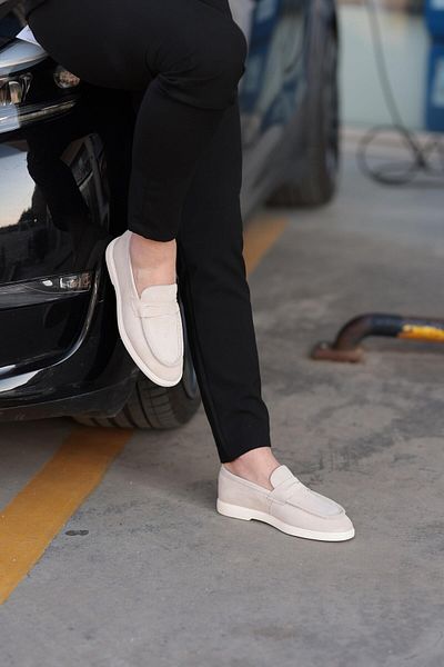 Serhat Özköroğlu Lfr-F083 Suet Roller Shoes Latte