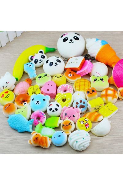 OEM Scented Squishy Keychain Toy with Slow Rebound, Pack of 25 Pieces MyStyle Kids