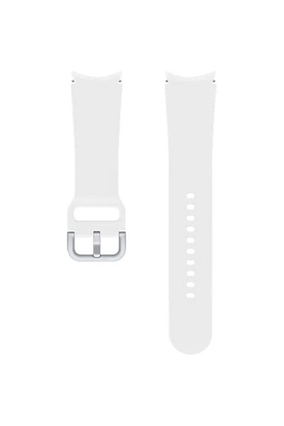 Samsung Curea smartwatch Samsung Sport Band pentru Galaxy Watch4 20mm M/L, White