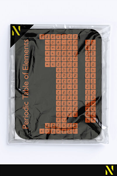 nilizma Mousepad ergonomic cu model din tabelul periodic, bază anti-alunecare, pentru uz casnic și la birou.