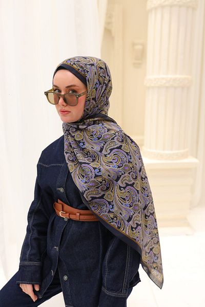 Silk Home Λεϋλα Σαλί Νάρια Πατρόν