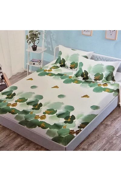 Kotonia Home Lenjerie intimă fină din satin cu elastic, XXL - Model floral, 4 bucăți, Talo, 10