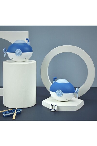 Tim Jucărie de baie pentru copii, Flippy, Submarin, 11x8,5 cm, Albastru