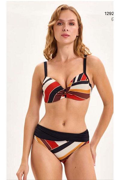 Argento Costum de bikini acoperit MAYOLISA