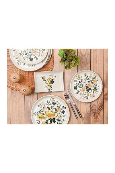 Porland Floral 18 Parça 6 Kişilik İkram & Kahvaltı Takımı