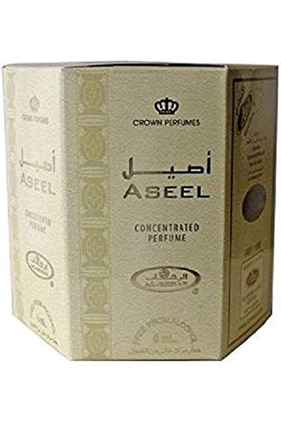 ALREHAB Aseel Concentrated Perfume Oil Roll on Bottle 6ml of 6pcs by Al Rehab